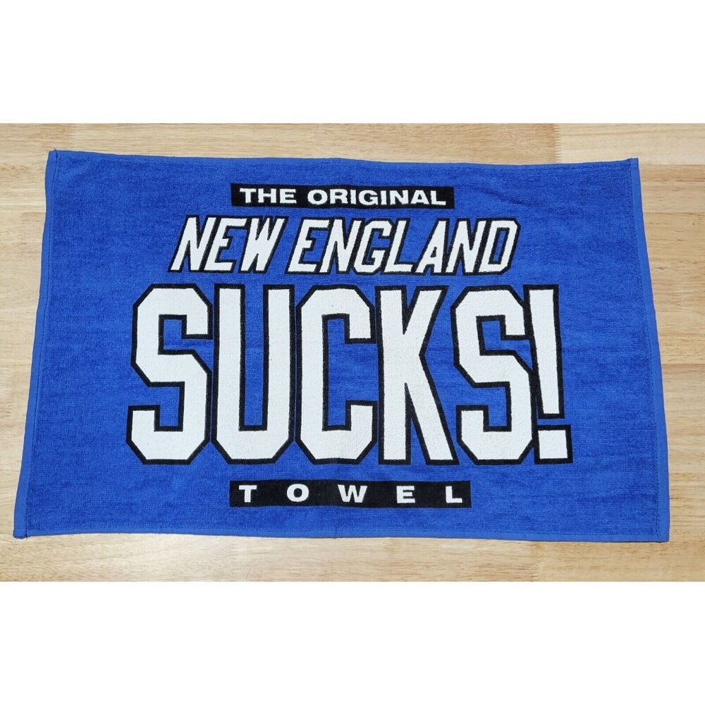 The Original New England Sucks! 2007 Blue Towel Indianapolis Colts vs Patriots